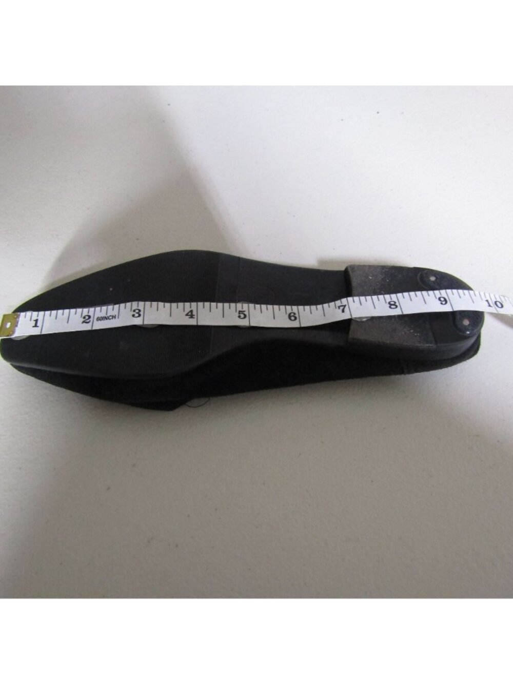 VTG CHANEL Black Suede Leather Loafers Ballet Flats Quiet Luxury EU 36.5 US 6 - Picture 10 of 12